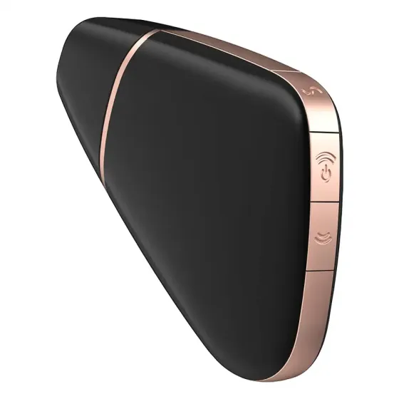 Вакуумний кліторальний стимулятор Satisfyer Love Triangle Black з керуванням через інтернет Львів