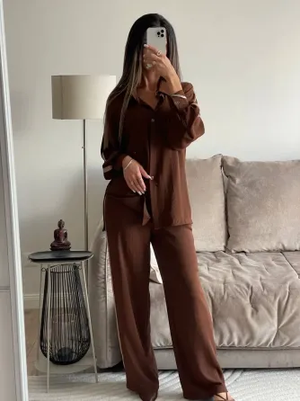 Женский костюм + брюки с полоской, лёгкий базовый комплект на каждый день Одесса