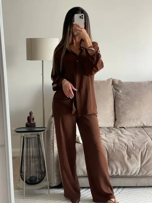 Женский костюм + брюки с полоской, лёгкий базовый комплект на каждый день Одесса - изображение 1