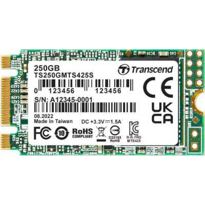 Накопитель SSD M.2 2242 250GB Transcend (TS250GMTS425S) Винница