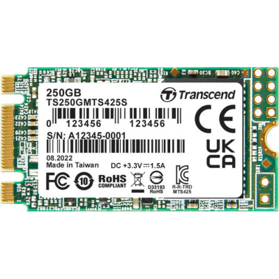 Накопитель SSD M.2 2242 250GB Transcend (TS250GMTS425S) Винница - изображение 1