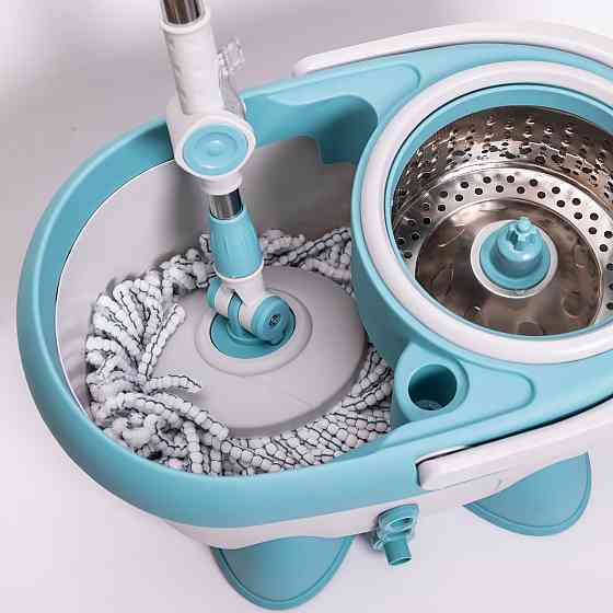 Комплект швабри з відром та мікрофіброю для прибирання Київ