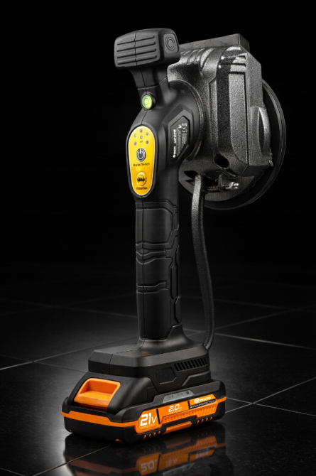 Віброприсоска для плитки + 2 акумулятори 2Аг 21В Majster Pro (Польща) Київ - фото 9