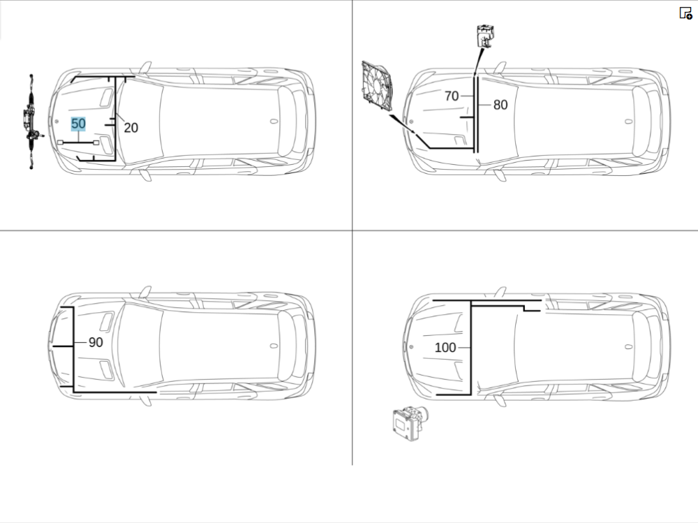 Mercedes-Benz  A1664407834 Джгут електропроводки рульової рейки ML W166 GL X166 ML/GLE W166 GL/GLS X166 GLE Coupe C292 Одеса - фото 4