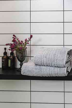 Ecotton Рушник махровий Ecotton 70х140 см високої щільності 550 г/м² світло-сірий Grey 1 шт. Коломия
