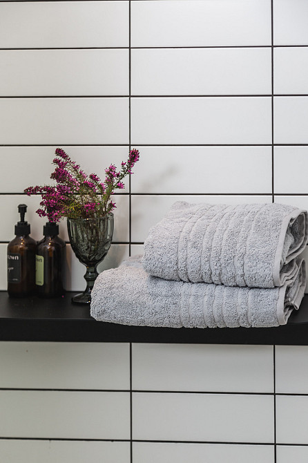 Ecotton Рушник махровий Ecotton 70х140 см високої щільності 550 г/м² світло-сірий Grey 1 шт. Коломия - фото 1