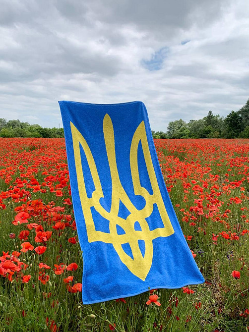 Рушник Ideal Textile з патріотичним дизайном 70х140 см (56860791) Чернівці - фото 1