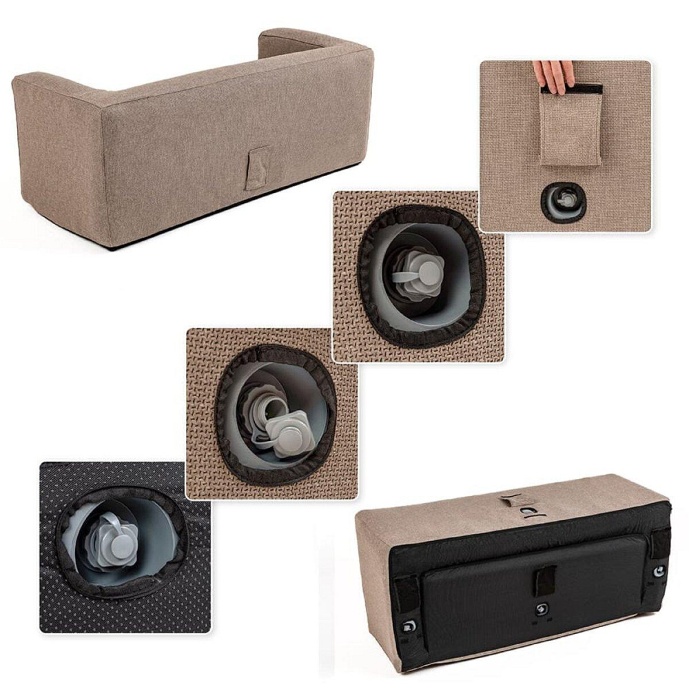 Надувний комплект: диван і крісло коричневі Київ - фото 6