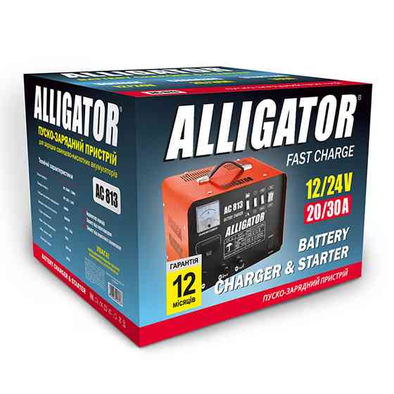 Пуско-зарядний пристрій АКБ Alligator 12/24В 300А·год 45А Львів