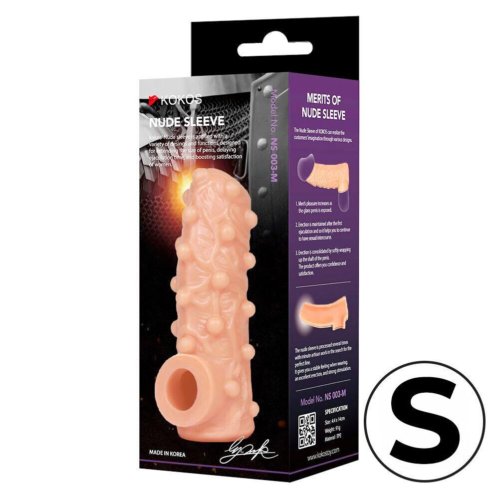 Насадка на член Kokos Nude Sleeve NS 001 S Sex Aura Киев - изображение 2