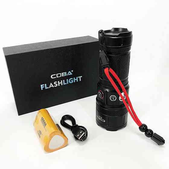 Ручной фонарь с высокой яркостью, Мощный фонарь с возможностью зарядки переносной лед лампой YR-37 Львов