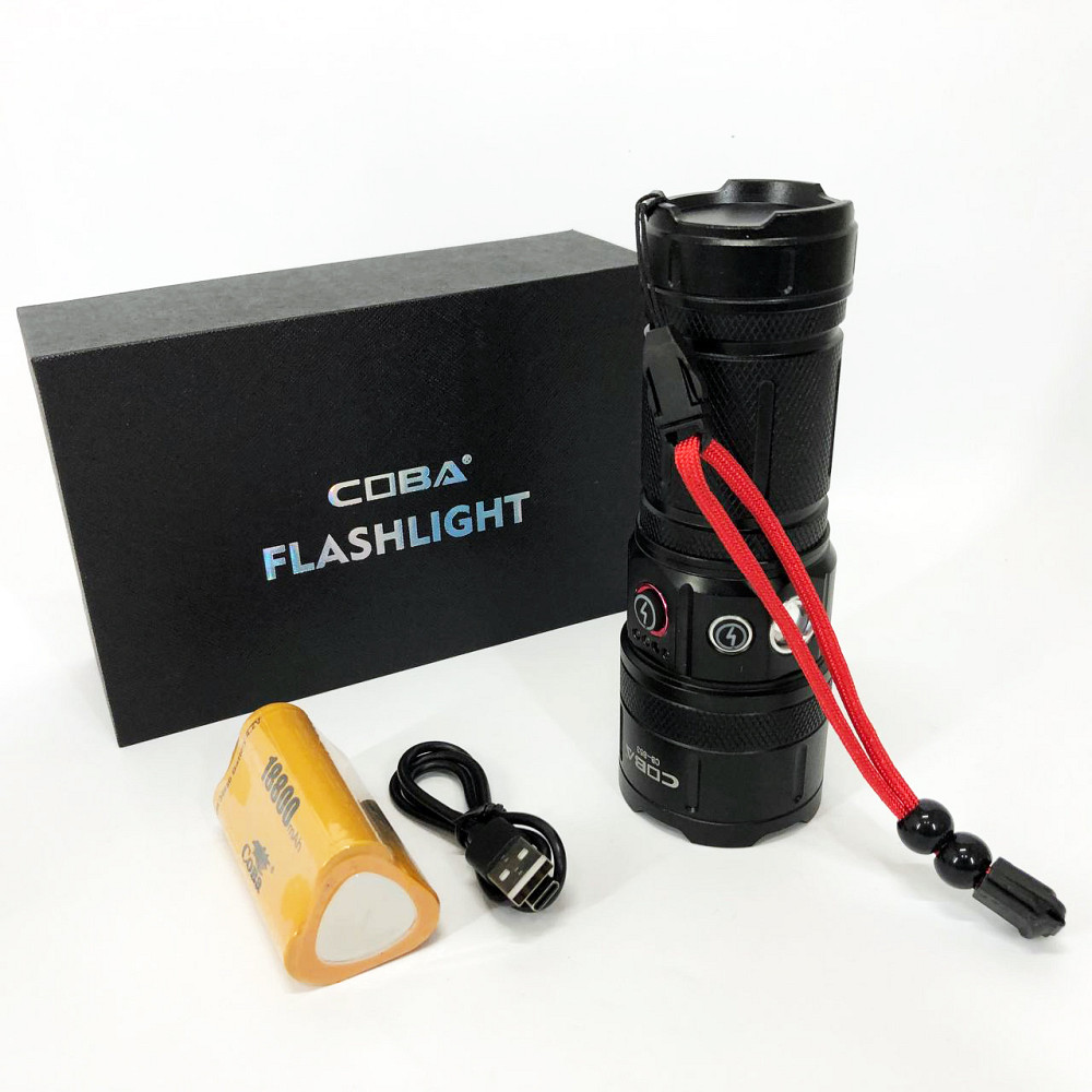 Ручной фонарь с высокой яркостью, Мощный фонарь с возможностью зарядки переносной лед лампой YR-37 Львов - изображение 3