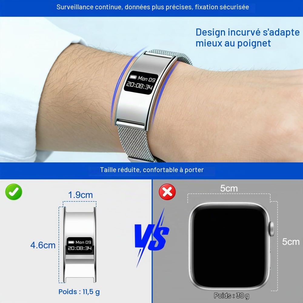 Смартбраслет WeBeqer Fitness Tracker, пульс, SpO2, моніторинг сну, спортивні режими, IP68, Nx Wear, сріблястий Київ - фото 6