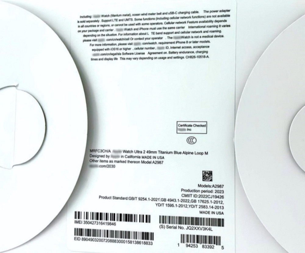 Смарт-Часи Smart Watch Apple Ultra 2 49 mm. Titanium Case. Київ - фото 1