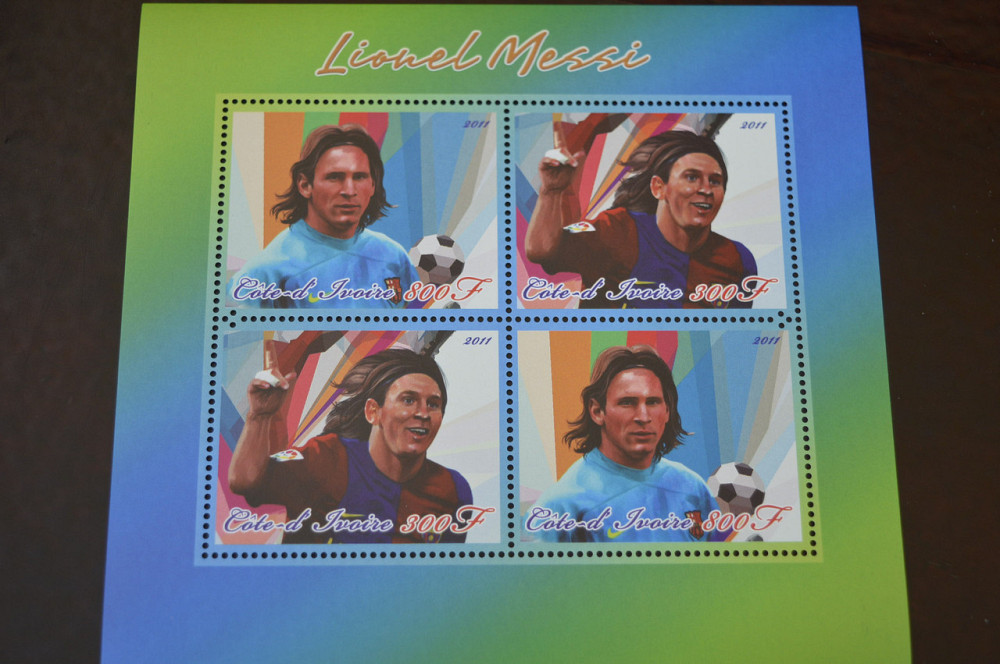 Кот-д'Ивуар. Спорт. Блок. Личнисти 2014 (А-16) Полтава - изображение 1