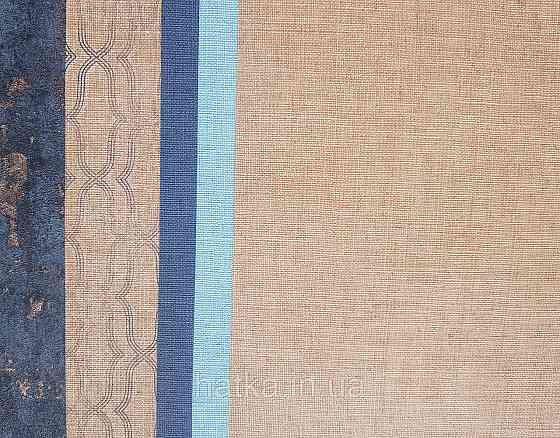 Шпалери вінілові на флізеліні Erismann Casual Chic1.06х10 однотонні структурні в сітку коричневі 10262-11 Київ