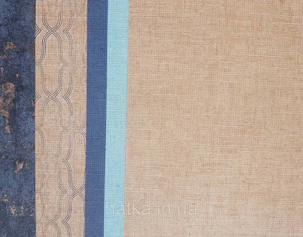 Шпалери вінілові на флізеліні Erismann Casual Chic1.06х10 однотонні структурні в сітку коричневі 10262-11 Київ - фото 2