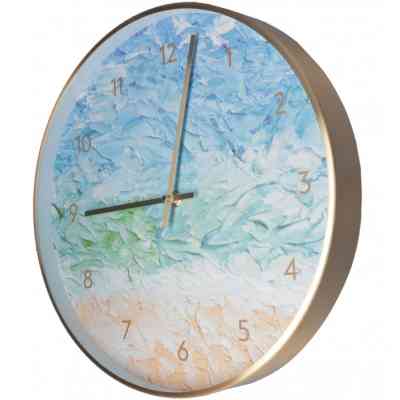 Настінний годинник Optima Sea металевий, блакитний (O52094) Вінниця