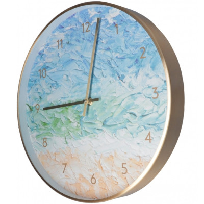 Настінний годинник Optima Sea металевий, блакитний (O52094) Вінниця - фото 2