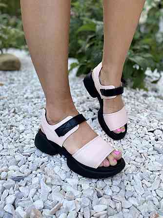 teona Босоніжки жіночі TEONA 108 пудра (літо, шкіра натуральна) (4097) Коломия