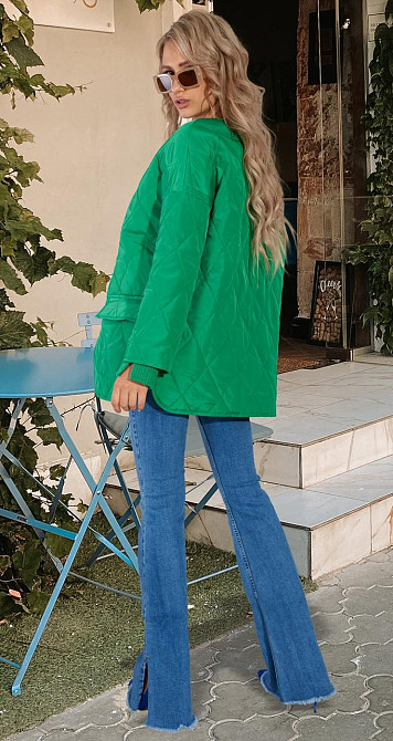 Стьобана куртка з накладними кишенями (42) Київ - фото 5