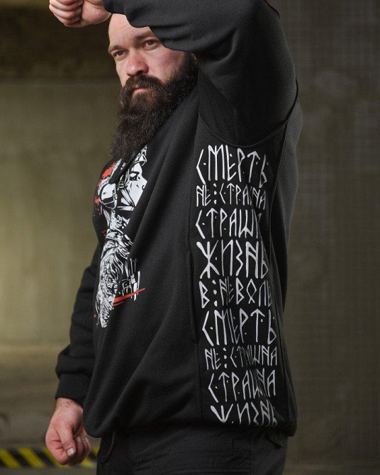 Тепла худі ghetto warrior НП4873 Одеса - фото 8