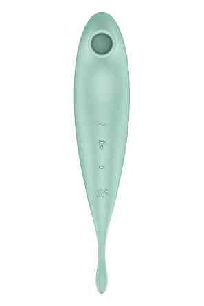 Смарт-вибратор для клитора с вакуумной стимуляцией Satisfyer Twirling Pro+ Mint Sex Aura Киев