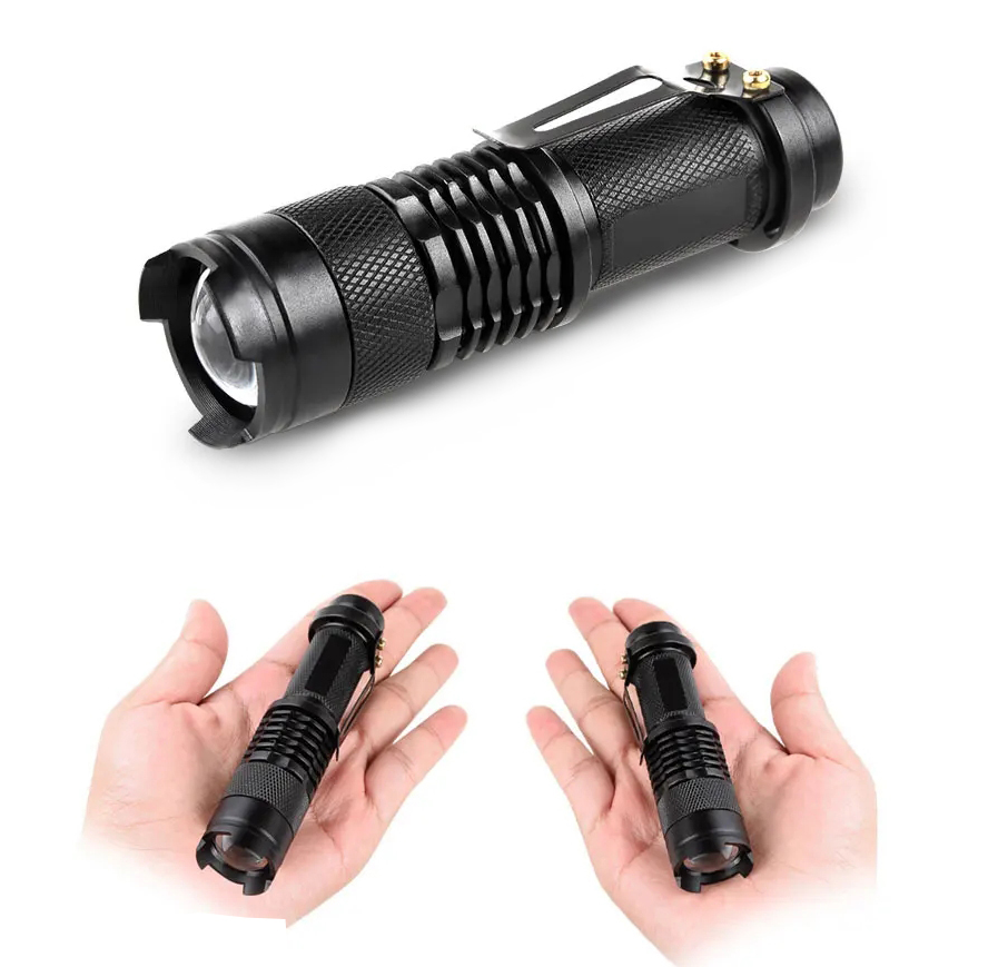 Ліхтар K11-XPE (Red), 1хАА/1x14500, 1 РЕЖИМ, zoom, затискач Дніпро - фото 2