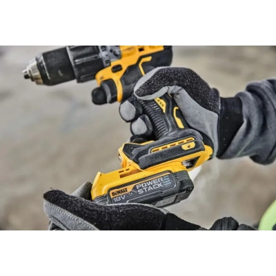 Шуруповерт DeWALT XR Li-Ion PowerStack 90 Нм, 18V 1x1.7Ah, кейс TSTAK (DCD805E1T) Винница - изображение 3