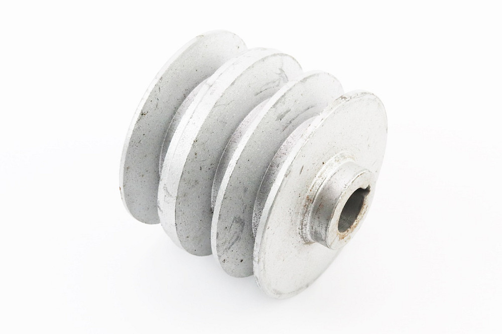 Шків під колінвал d-19mm (D-88mm, 3-х пазний, три пази під ремінь SPB, метал) 168F/170F Киев - изображение 1