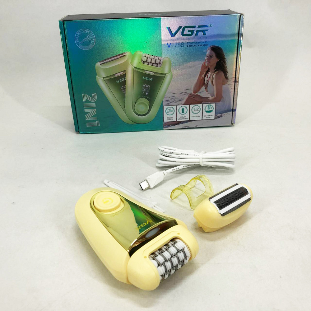 Домашняя электробритва женская GR, Эпилятор домашний аккумуляторный с насадками, Депилятор женский 3в1 LY-99 Львов - изображение 10
