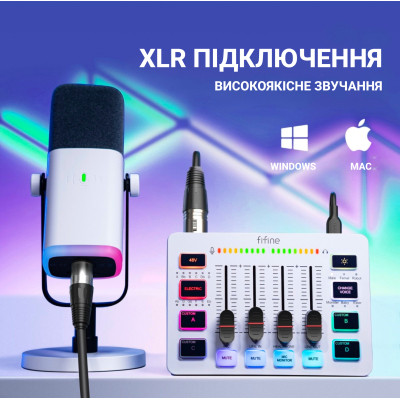 Микшерный пульт Fifine SC3W Винница - изображение 9