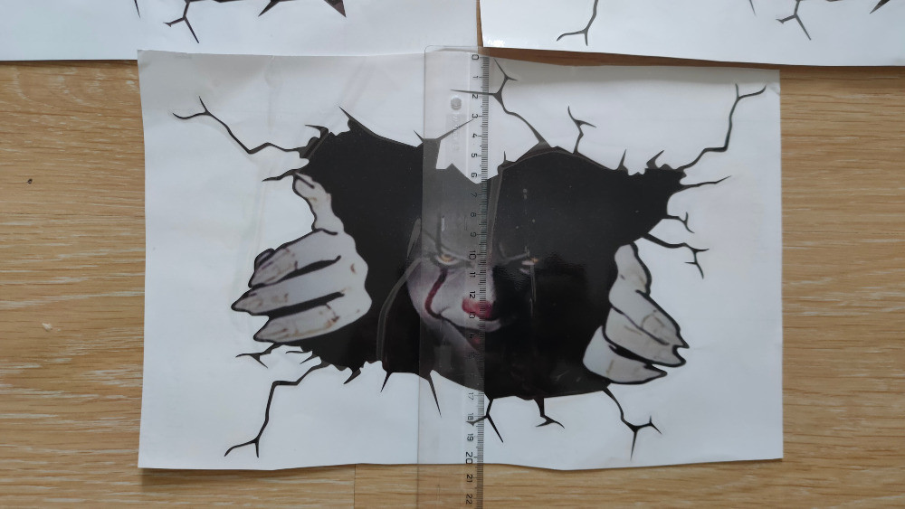 Наклейки на авто Демон світловідбиваюча Київ - фото 5