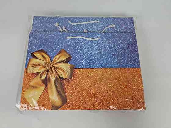 Бумажный большой горизонтальный пакет  36/22/10(артBG-181) (12 шт) Харьков