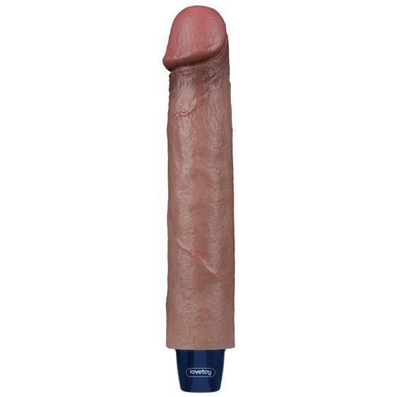 Вібратор - Real Softee Rechargeable Silicone Vibrating Dildo 9" Sex Aura Київ - фото 2
