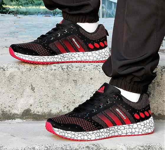 Кросівки Adidas Climacool Чорні Чоловічі Адіас Червоні (розміри: 41,42,43,44,45) Дніпро