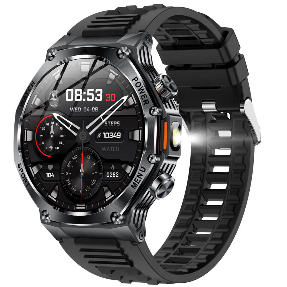 Умные смарт часы Smart Surf X Pro Black Rubber (2 ремешка) Черный Винница - изображение 2