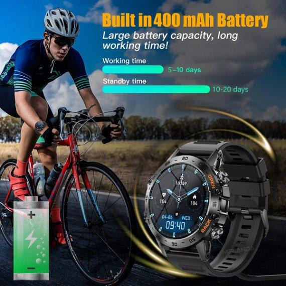 Умные часы Smart Delta K52 (2 ремешка) Черный Винница - изображение 7