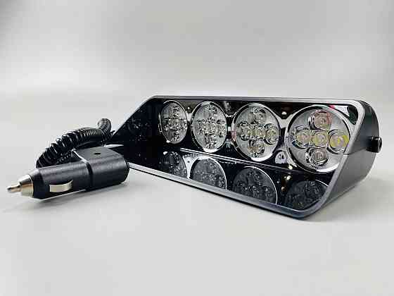 Маячок проблисковий S21 стробоскоп автомобільний 9-80V 20 led діодів білий спалах, стробоскоп під скло Мукачево