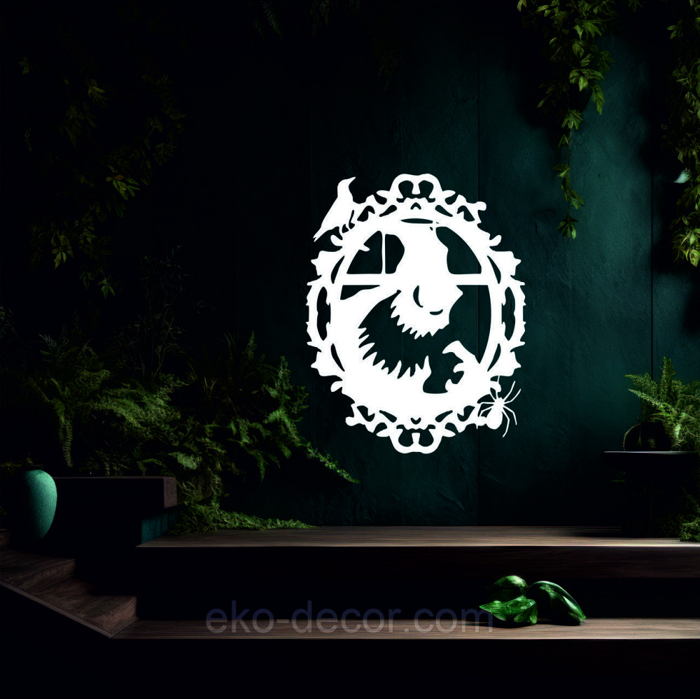 Декоративное настенное Панно «Монстр. Хэллоуин.», Декор на стену 110*86 см, Белый Киев - изображение 7