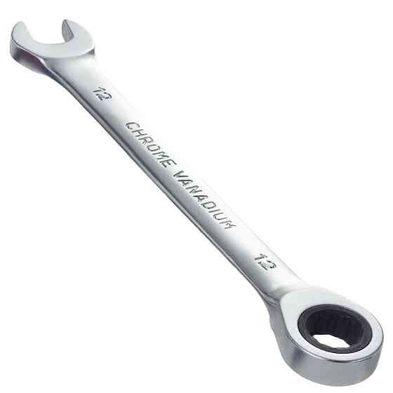 Ключ ріжково-накидний тріщотковий 12мм CrV satine SIGMA (6022121) Рівне