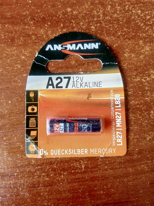Батарейка Ansmann A27 (12V) 1шт Германия Полтава - фото 1