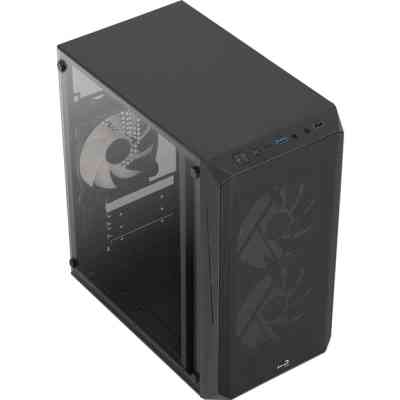 Корпус AeroCool CS-107-A-BK-v2 Black 600W (ACCX-PC14002.11) Вінниця
