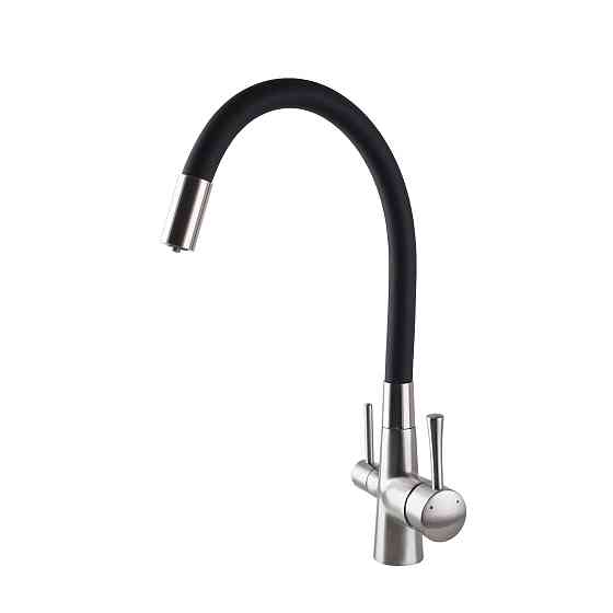 Змішувач для кухні під осмос Globus Lux LAZER GLLR-0903-8-STSTEEL Луцк