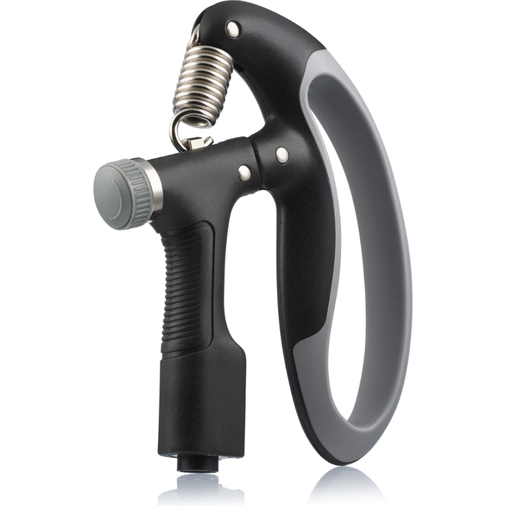 Еспандер регульований Gymtek 10-100кг з лічильником сіро-чорний Киев - изображение 3