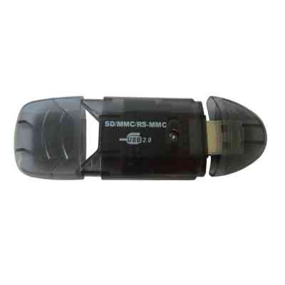 Зчитувач флеш-карт ST-Lab SD/ SDHC/ MMC /RS-MMC (U-371 black) Вінниця