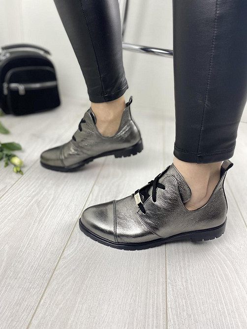 Ботильйони жіночі KRISTINA нікель натуральна шкіра весна-осінь розміри 36р. 37р.(3271) 36 Коломия - фото 1