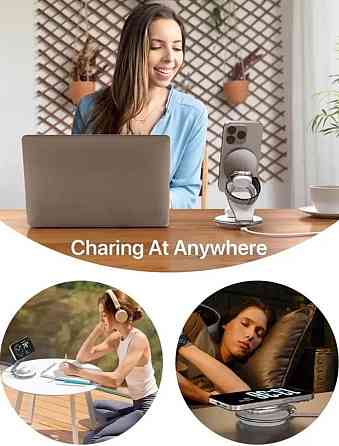 Бездротова зарядна станція для техніки apple EXW 30вт. Київ