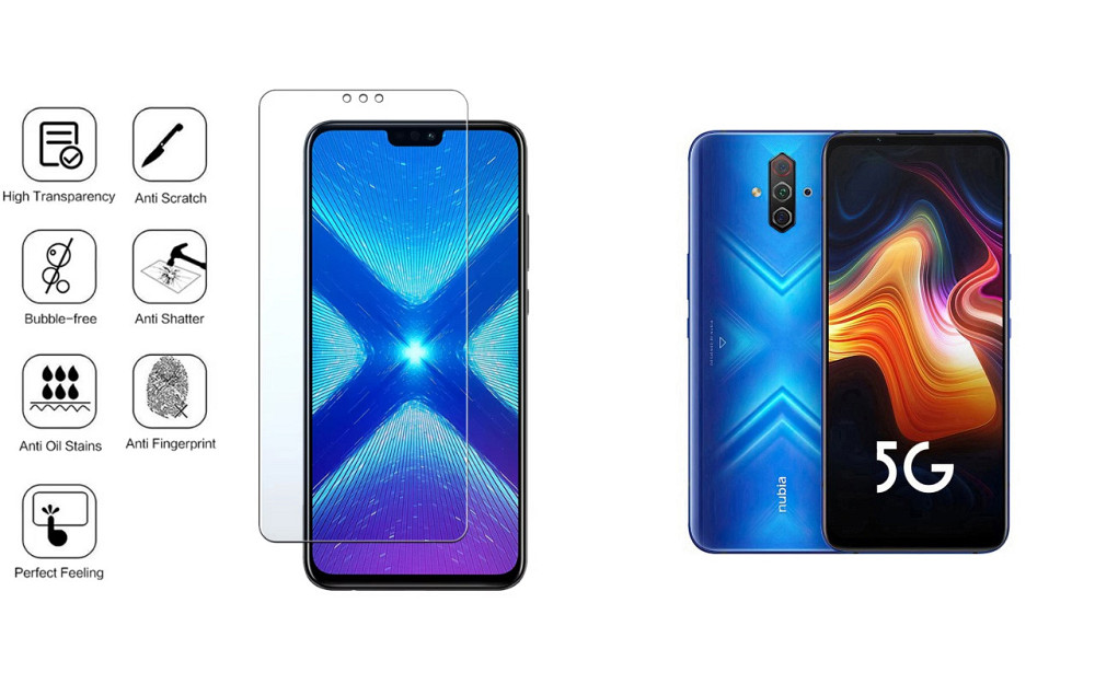 Захисне скло NeoGlass для ZTE Nubia Play 5G – надпрозоре та стійке Київ - фото 4
