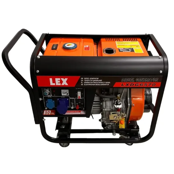 Дизельний генератор LEX ,Генератор дизельний  LXDG6065 6.0 6.5кВт,Генератор з електрозапуском 6.5 кВт Львів